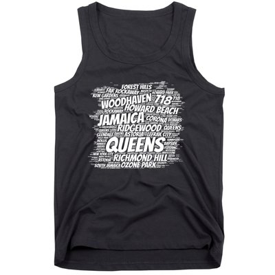 Born Raised In Queens Borough New York City Gift Tank Top