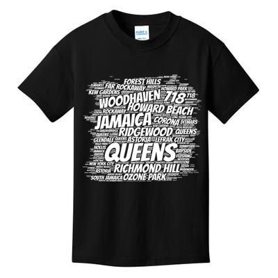 Born Raised In Queens Borough New York City Gift Kids T-Shirt