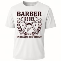Barber Rebel In Blade We Trust Cooling Performance Crew T-Shirt