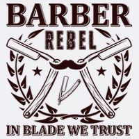 Barber Rebel In Blade We Trust Cooling Performance Crew T-Shirt