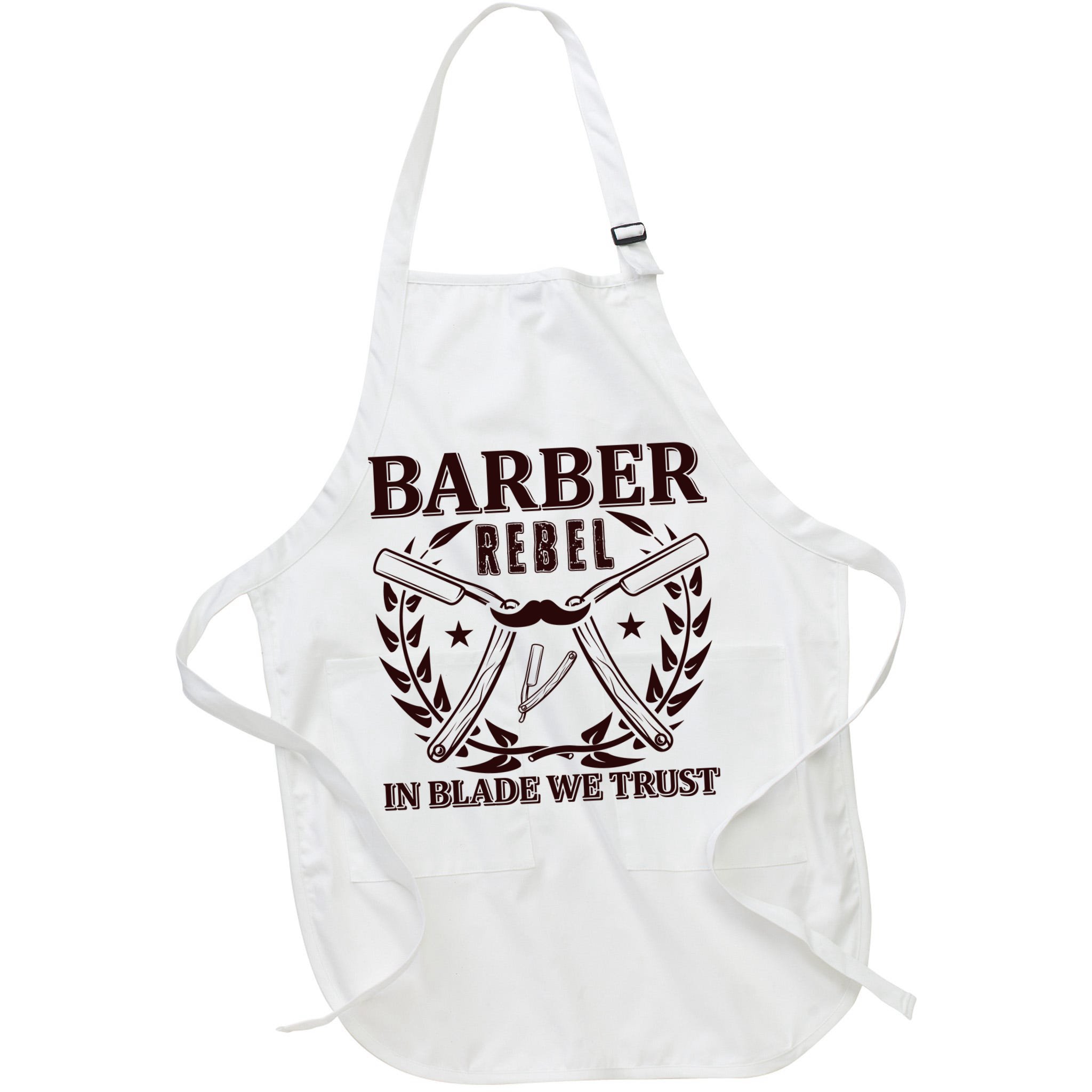 Barber Rebel In Blade We Trust Apron
