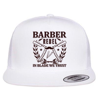 Barber Rebel In Blade We Trust Flatbill Hat
