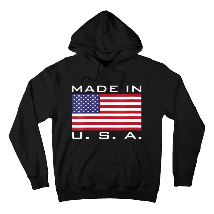 BORN & RAISED IN USA FLAG AMERICAN MADE BRED AMERICA Hoodie