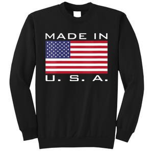 BORN & RAISED IN USA FLAG AMERICAN MADE BRED AMERICA Sweatshirt