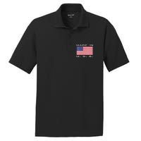 BORN & RAISED IN USA FLAG AMERICAN MADE BRED AMERICA PosiCharge RacerMesh Polo