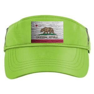 Brick California Republic Bear Flag Adult Drive Performance Visor