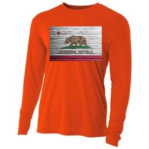 Brick California Republic Bear Flag Cooling Performance Long Sleeve Crew