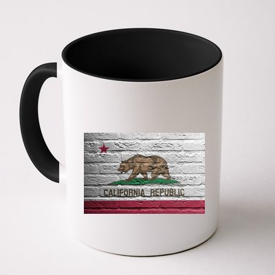 Brick California Republic Bear Flag Coffee Mug