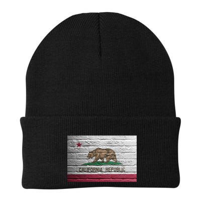 Brick California Republic Bear Flag Beanie