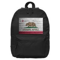 Brick California Republic Bear Flag 16 in Basic Backpack