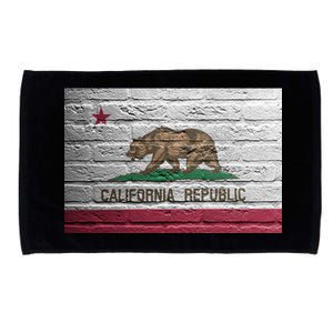 Brick California Republic Bear Flag Microfiber Hand Towel