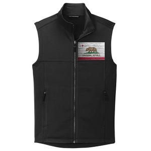 Brick California Republic Bear Flag Collective Smooth Fleece Vest