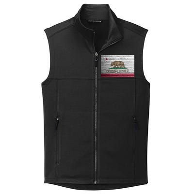 Brick California Republic Bear Flag Collective Smooth Fleece Vest