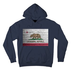 Brick California Republic Bear Flag Hoodie