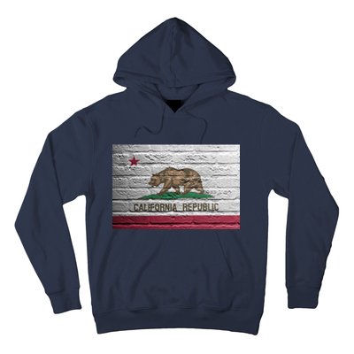 Brick California Republic Bear Flag Hoodie