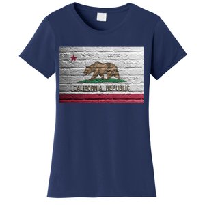 Brick California Republic Bear Flag Women's T-Shirt