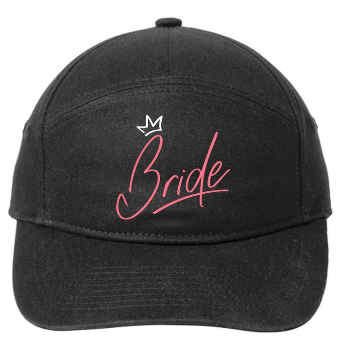 Bride Crown 7-Panel Snapback Hat
