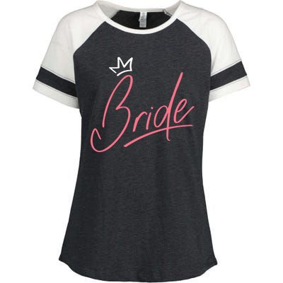 Bride Crown Enza Ladies Jersey Colorblock Tee