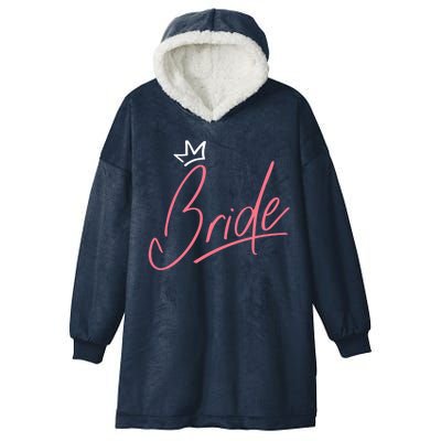 Bride Crown Hooded Wearable Blanket