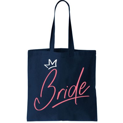 Bride Crown Tote Bag