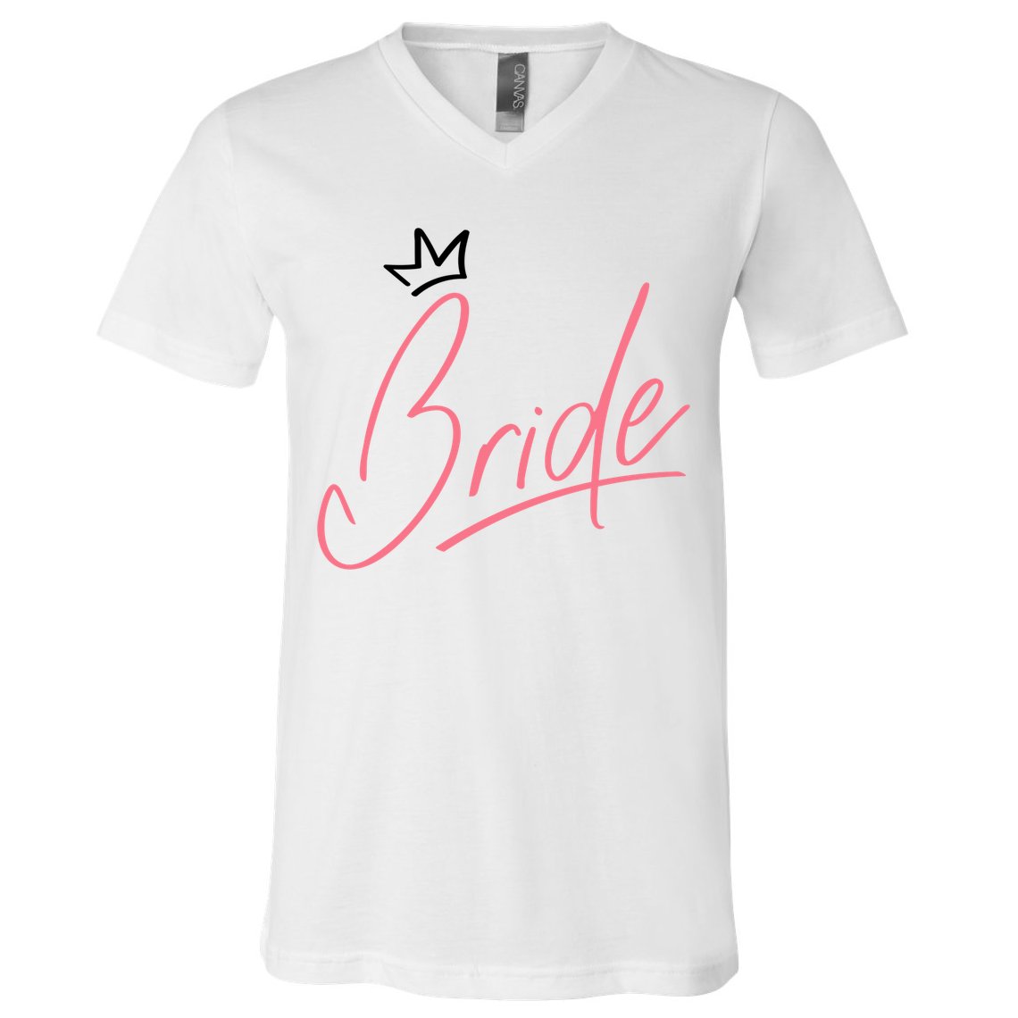 Bride Crown V-Neck T-Shirt