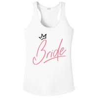 Bride Crown Ladies PosiCharge Competitor Racerback Tank