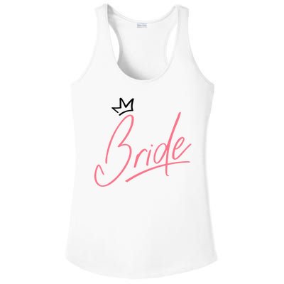 Bride Crown Ladies PosiCharge Competitor Racerback Tank