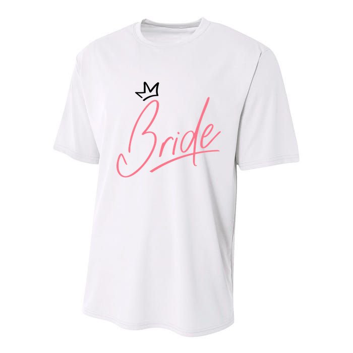 Bride Crown Youth Performance Sprint T-Shirt
