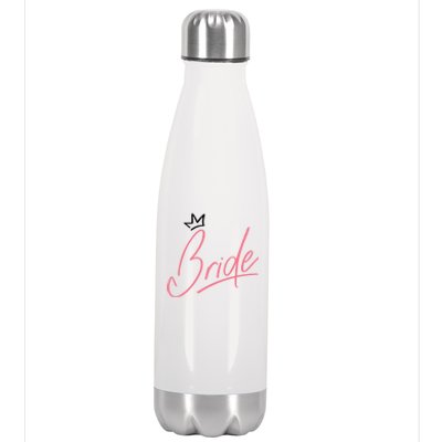 Bride Crown Stainless Steel Insulated Water Bottle