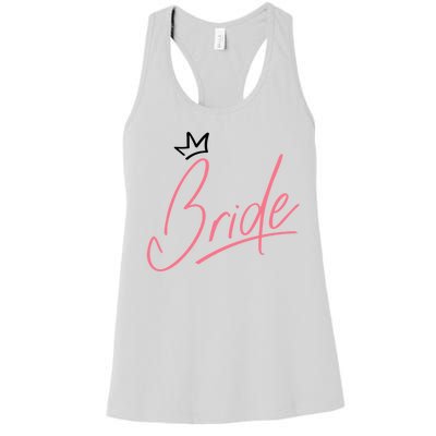 Bride Crown Women's Racerback Tank