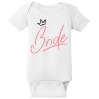 Bride Crown Baby Bodysuit