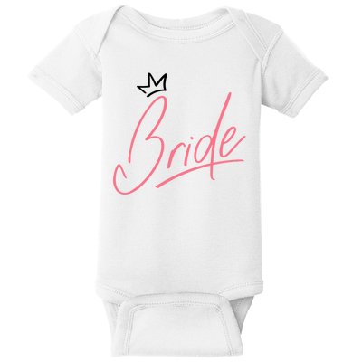 Bride Crown Baby Bodysuit