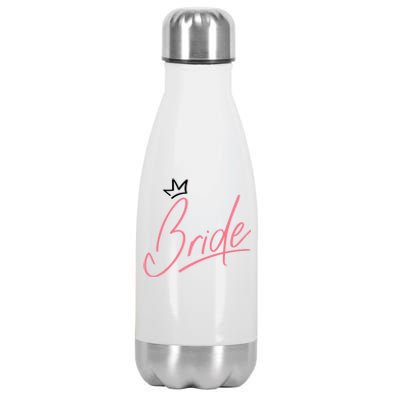 Bride Crown Stainless Steel Insulated Water Bottle