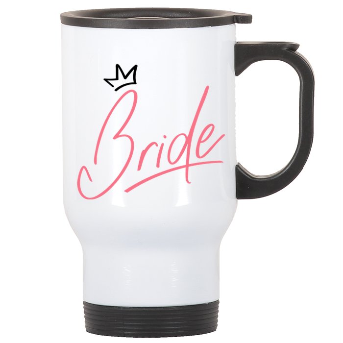 Bride Crown Stainless Steel Travel Mug