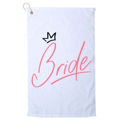 Bride Crown Golf Towel