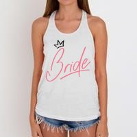 Bride Crown Women's Knotted Racerback Tank