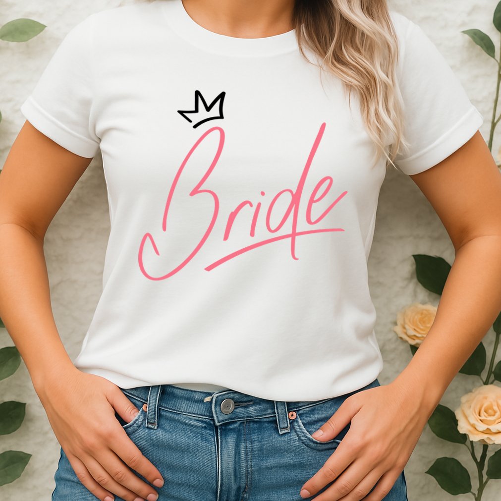 Bride Crown Womens T-Shirt