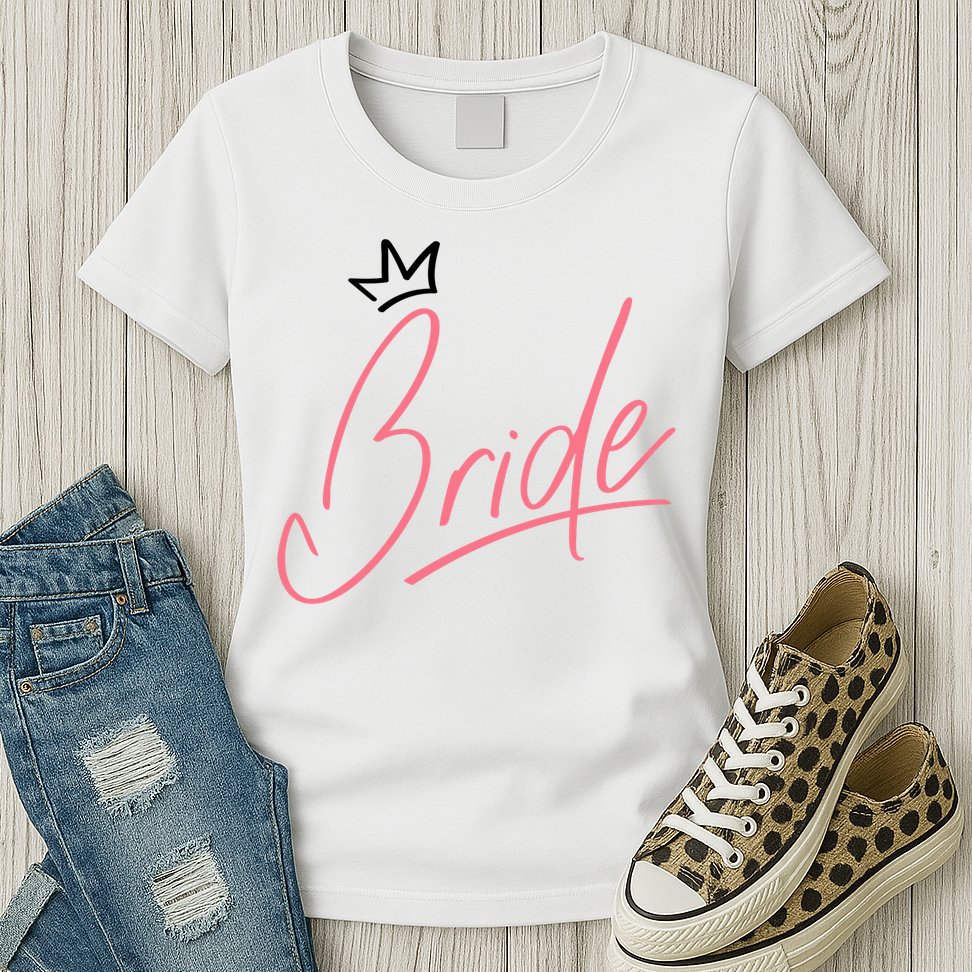 Bride Crown Womens T-Shirt