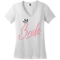 Bride Crown Women's V-Neck T-Shirt