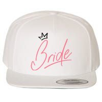 Bride Crown Wool Snapback Cap