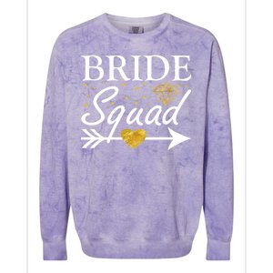 Bride Squad Arrow Colorblast Crewneck Sweatshirt