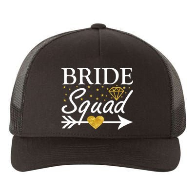 Bride Squad Arrow Yupoong Adult 5-Panel Trucker Hat