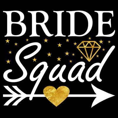 Bride Squad Arrow T-Shirt