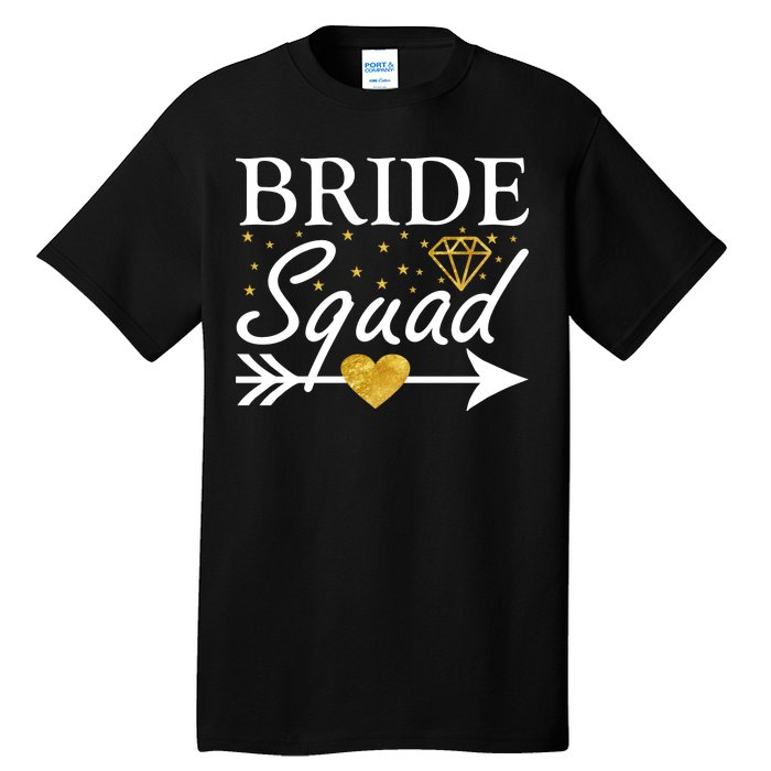 Bride Squad Arrow Tall T-Shirt