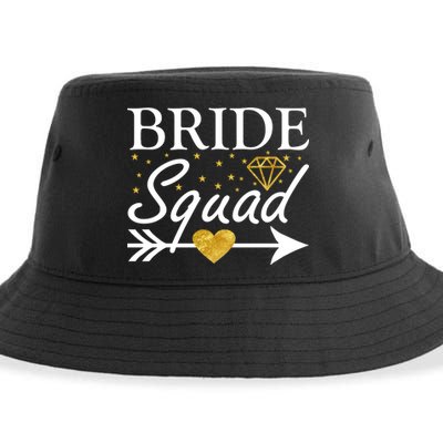 Bride Squad Arrow Sustainable Bucket Hat