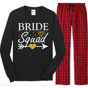 Bride Squad Arrow Long Sleeve Pajama Set