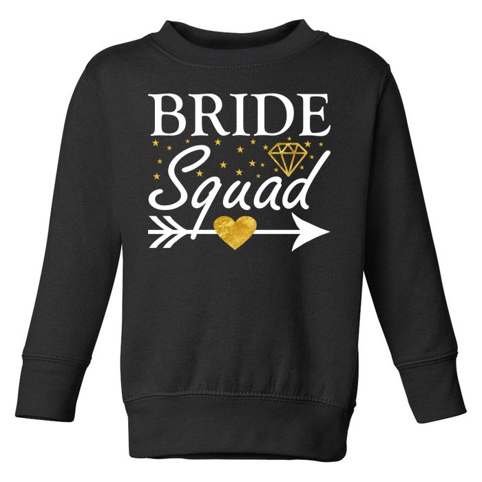 Bride Squad Arrow Toddler Sweatshirt