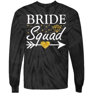 Bride Squad Arrow Tie-Dye Long Sleeve Shirt