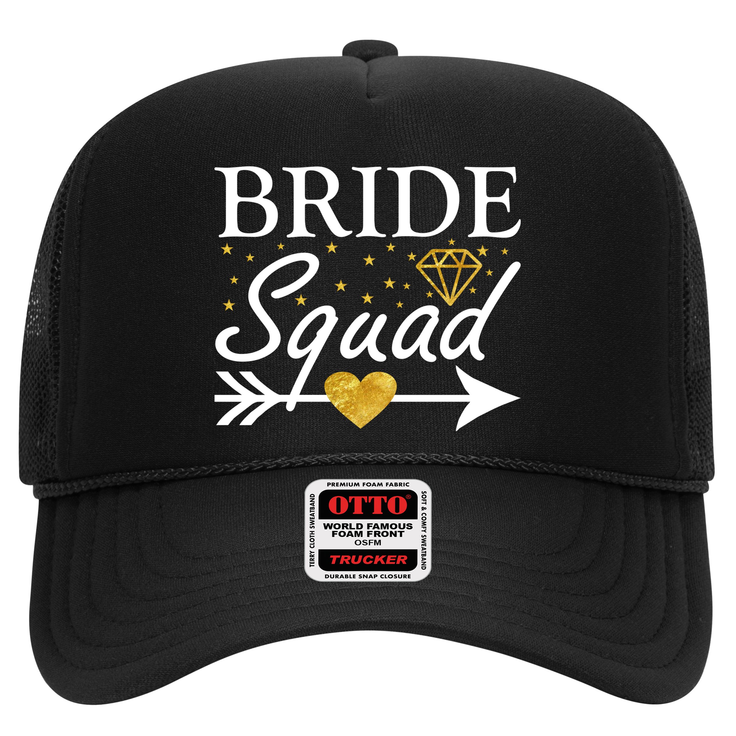 Bride Squad Arrow Hat