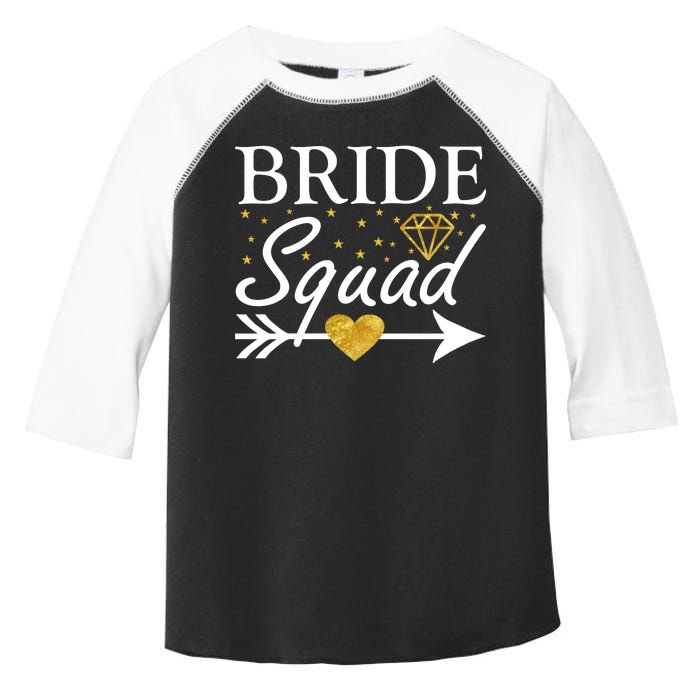 Bride Squad Arrow Toddler Fine Jersey T-Shirt